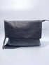 Envelope crossbody bag in zwart MAT leer